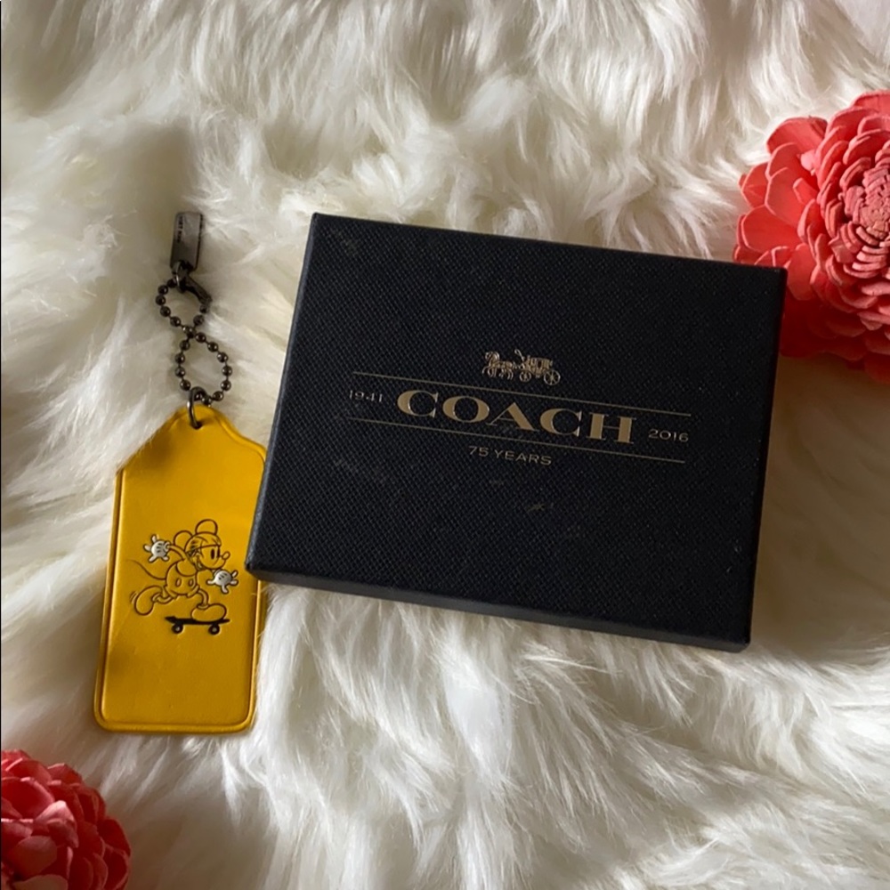 LIMITED EDITION COACH X DISNEY keyring with box
